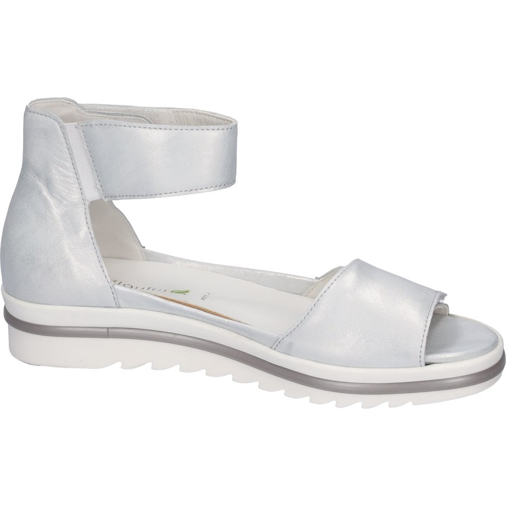 Waldlaufer Hakura Hook & Loop Strap Sandal - Silver - image 003 |ww_colour=silver|ww_order=003|