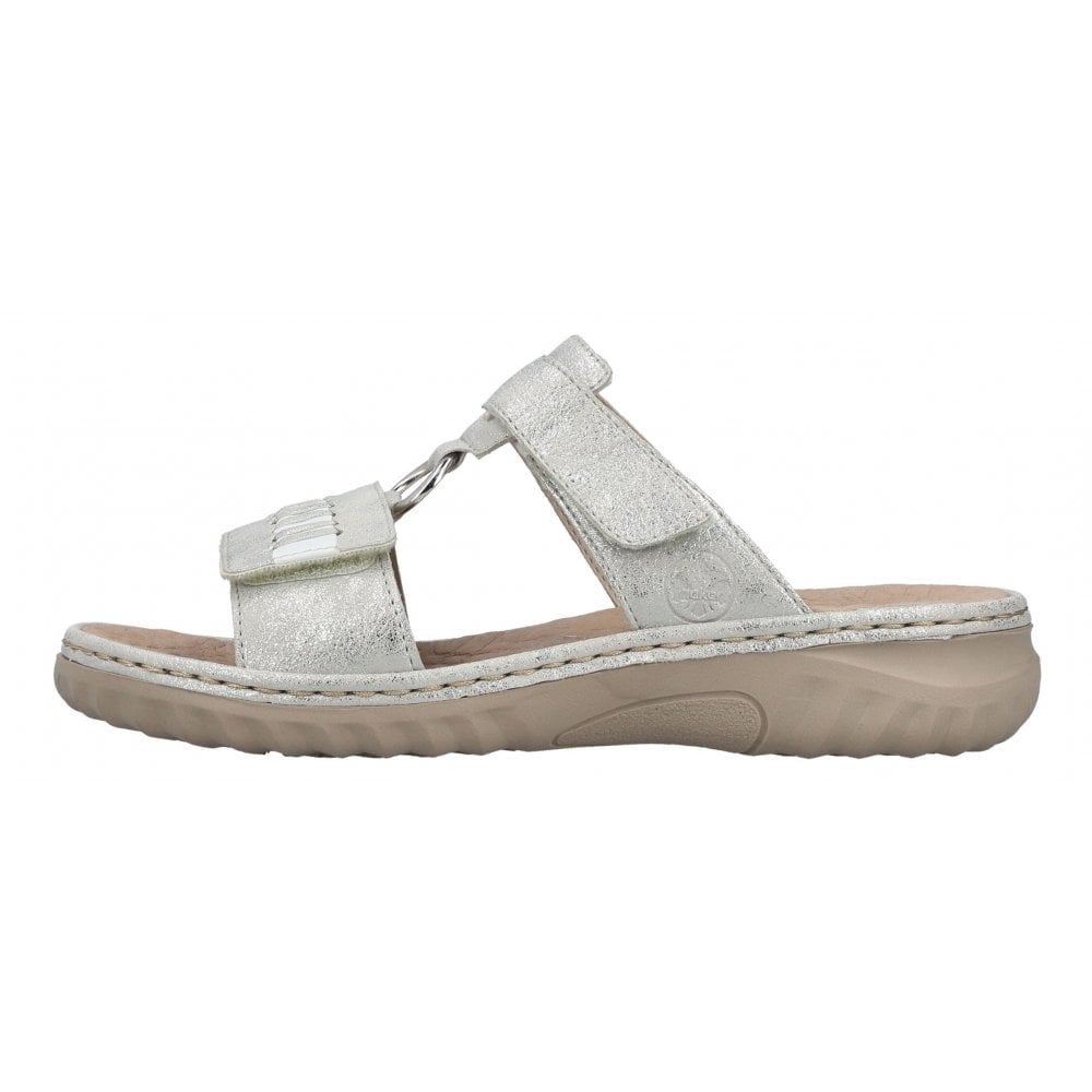 Rieker 60481 Hook & Loop Mule Sandal - Grey - image 005 |ww_colour=grey|ww_order=005|