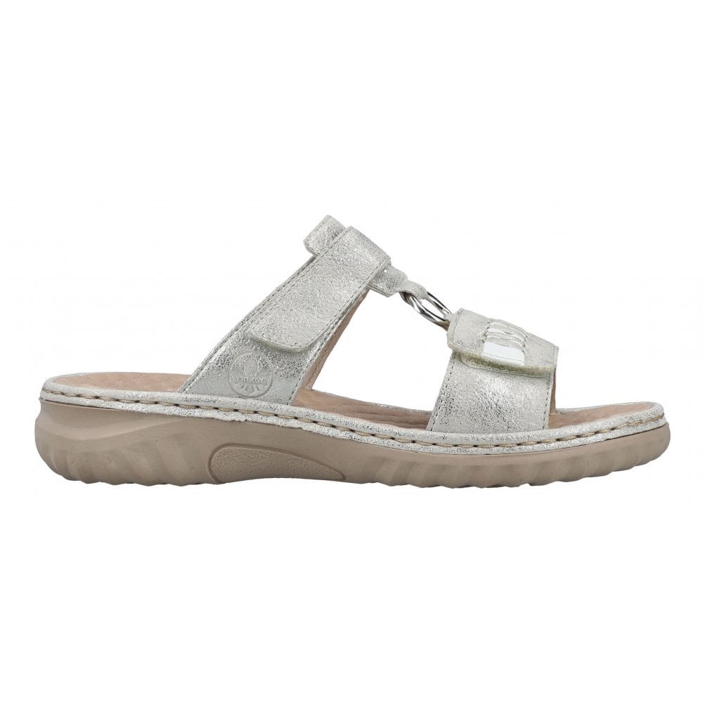 Rieker 60481 Hook & Loop Mule Sandal - Grey - image 006 |ww_colour=grey|ww_order=006|