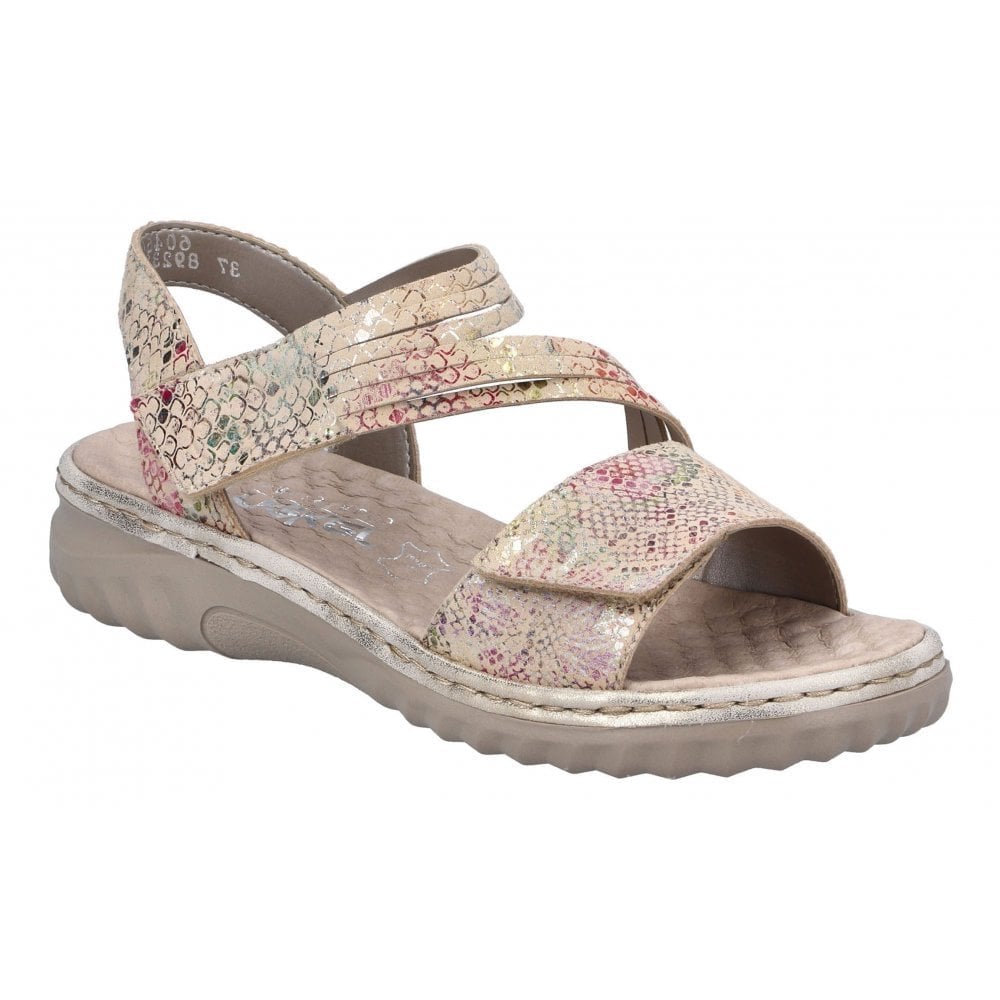 Rieker 60464 Hook & Loop Fastening Sandal - Multi - image 001 |ww_colour=multi|ww_order=001|