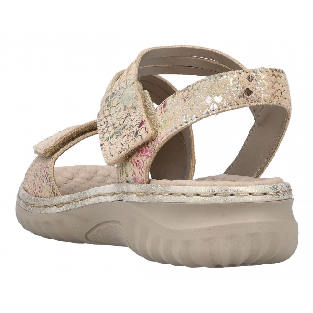 Rieker 60464 Hook & Loop Fastening Sandal - Multi - image 002 |ww_colour=multi|ww_order=002|