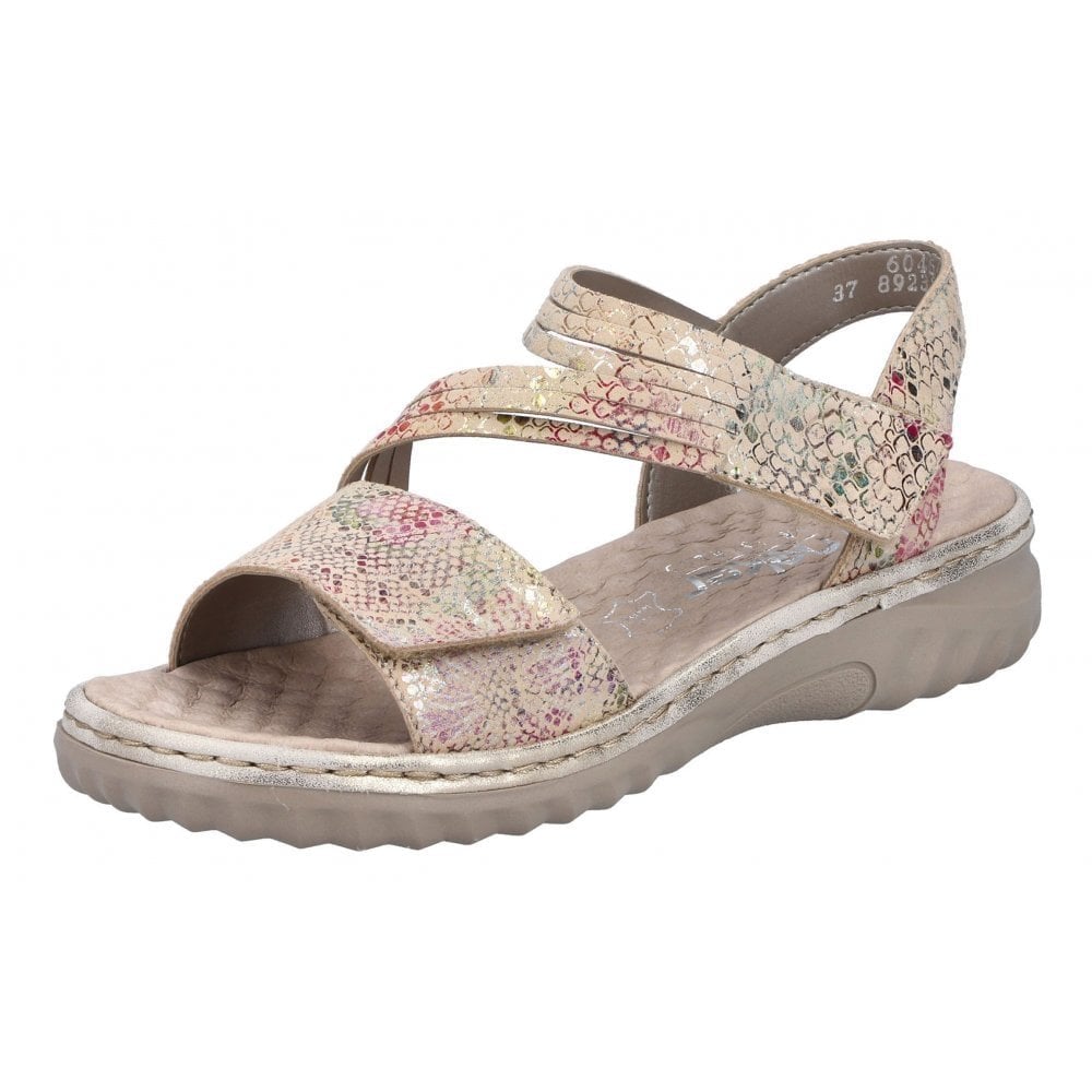 Rieker 60464 Hook & Loop Fastening Sandal - Multi - image 003 |ww_colour=multi|ww_order=003|