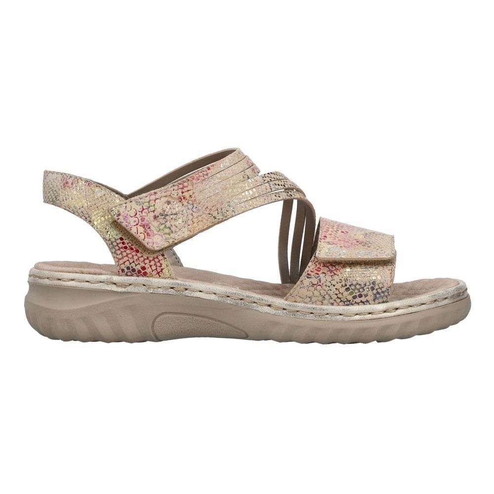 Rieker 60464 Hook & Loop Fastening Sandal - Multi - image 006 |ww_colour=multi|ww_order=006|