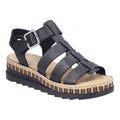 Rieker V7904 Hook & Loop Fastening Sandal - Black - image 001 |ww_colour=black|ww_order=001|