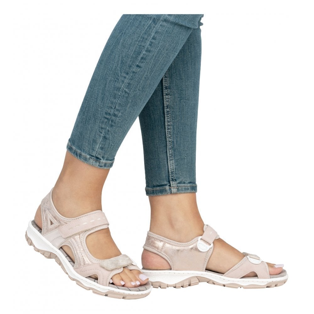 Rieker 68866 Walking Sandal - Pink - image 004 |ww_colour=pink|ww_order=004|