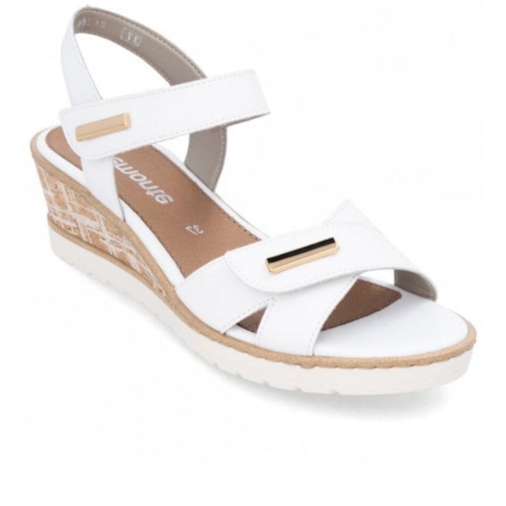 Remonte R6266 Summer Sandals - White - image 001 |ww_colour=white|ww_order=001|