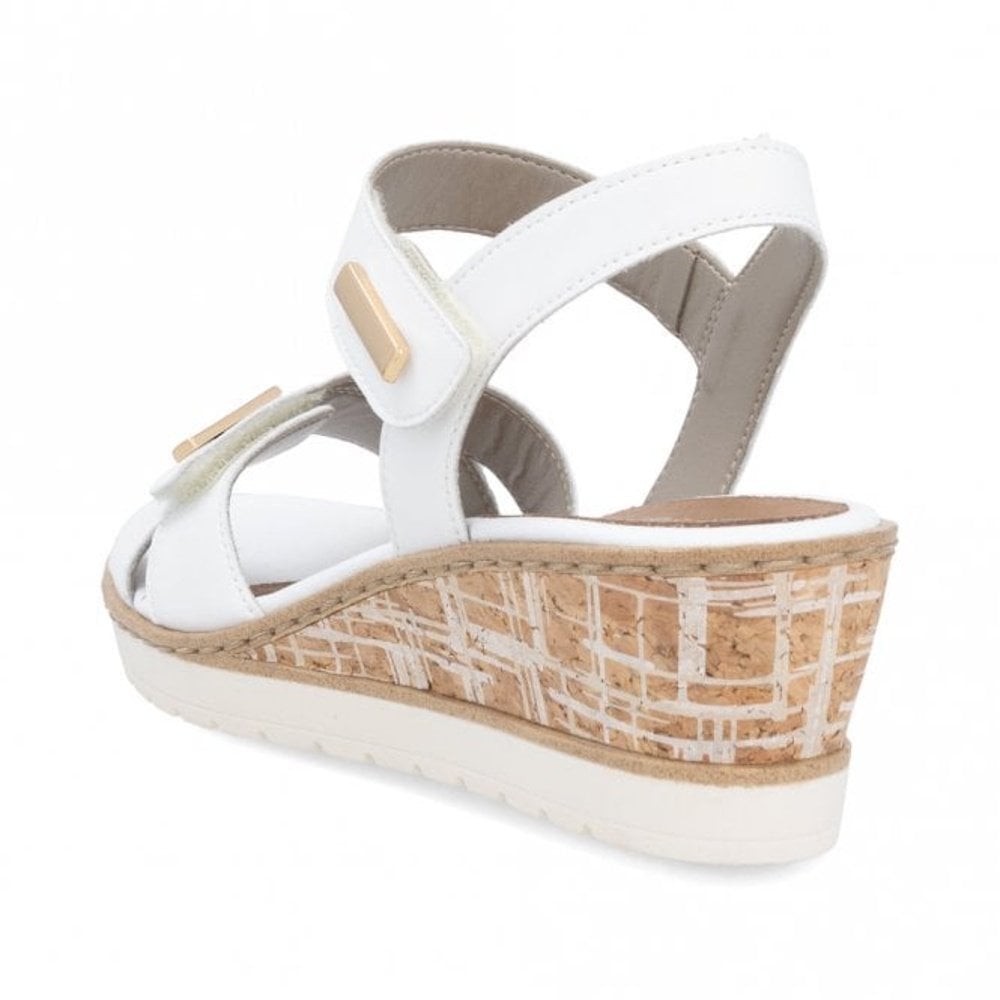 Remonte R6266 Summer Sandals - White - image 006 |ww_colour=white|ww_order=006|