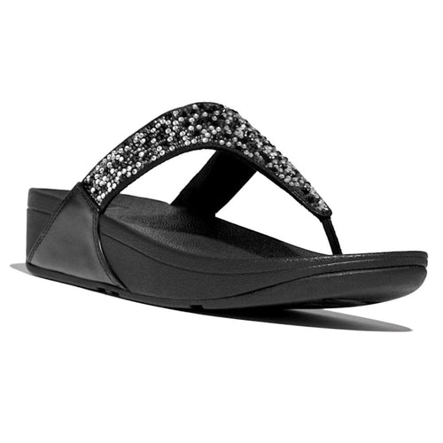 Fitflop Lulu Crystal-Mix Toe Post Sandal - Black - image 001 |ww_colour=black|ww_order=001|
