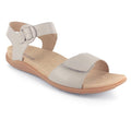 Strive Bay Leather Arch Support Touch Fastening Sandals - Latte - image 001 |ww_colour=latte|ww_order=001|