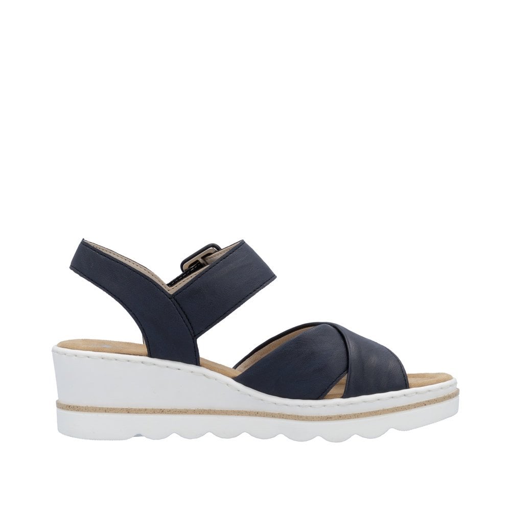 Rieker 67463 Wedge Sandal - Blue - image 003 |ww_colour=blue|ww_order=003|