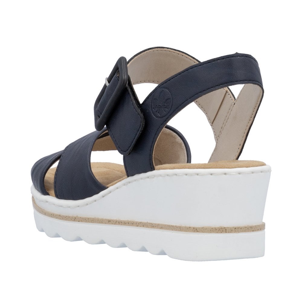 Rieker 67463 Wedge Sandal - Blue - image 004 |ww_colour=blue|ww_order=004|