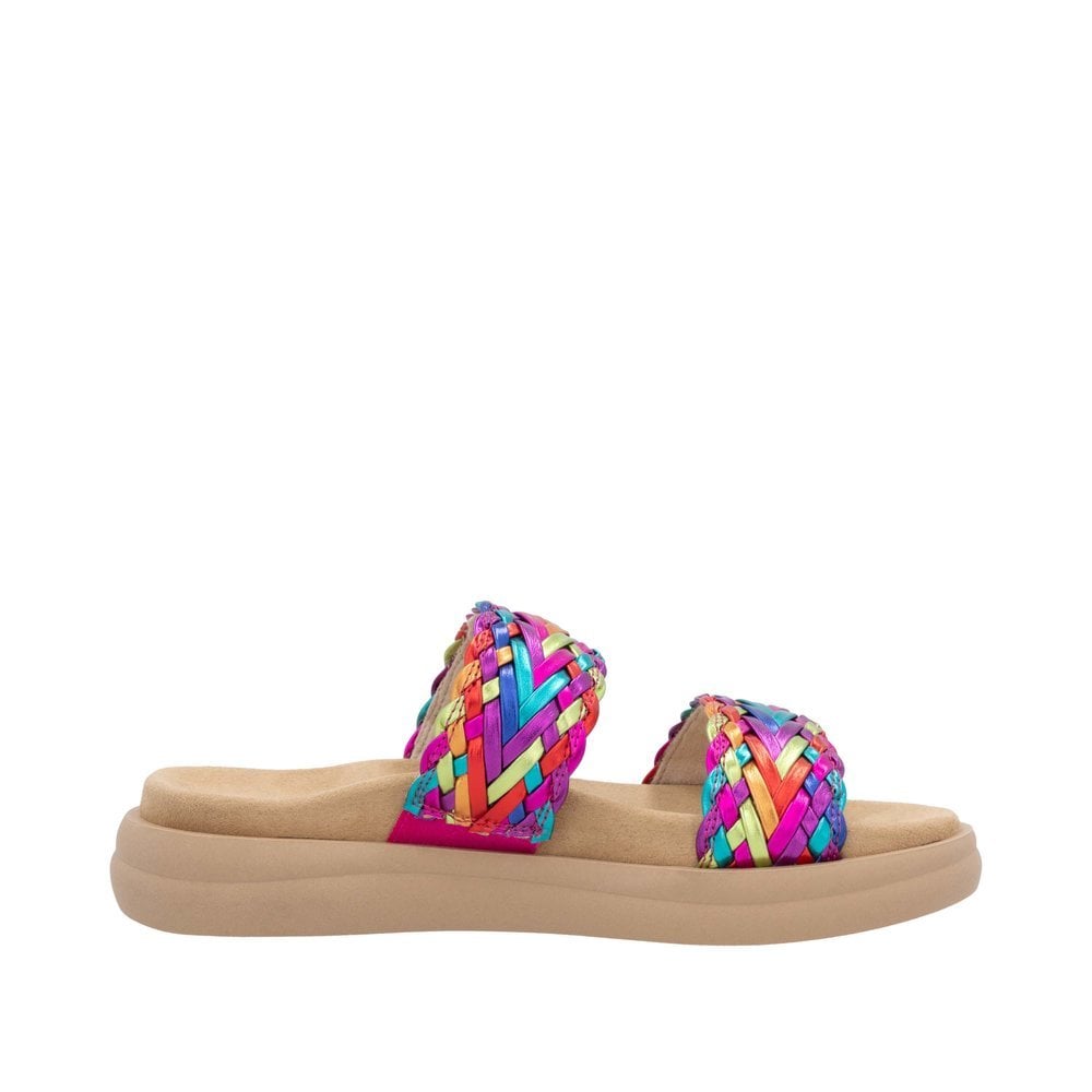 Remonte D2N52 Slip On Mule Sandal - Multi - image 004 |ww_colour=multi|ww_order=004|