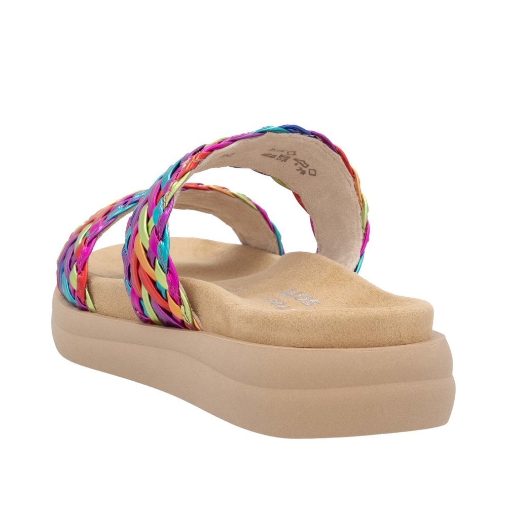 Remonte D2N52 Slip On Mule Sandal - Multi - image 005 |ww_colour=multi|ww_order=005|