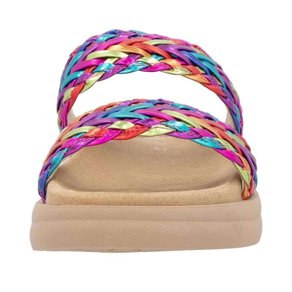 Remonte D2N52 Slip On Mule Sandal - Multi - image 007 |ww_colour=multi|ww_order=007|