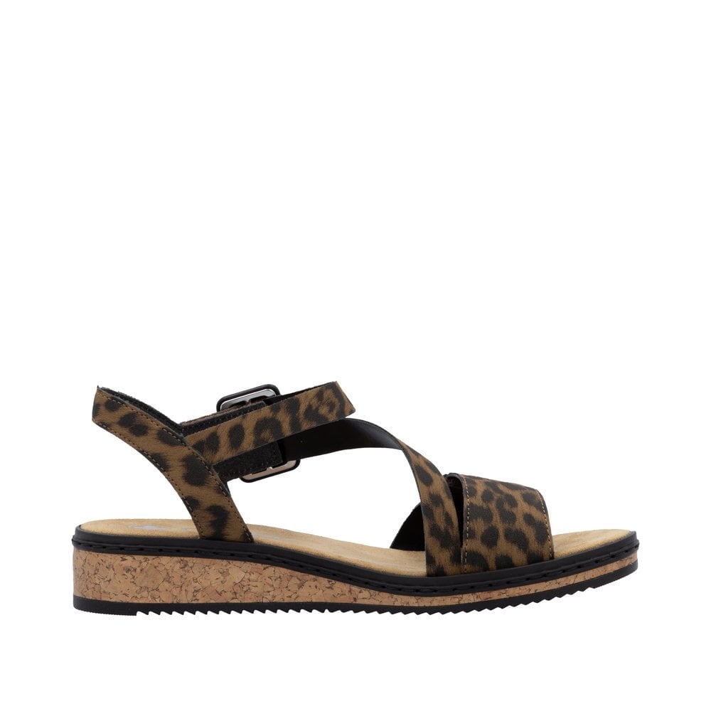 Rieker V3660 Hook & Loop Fastening Sandal - Multi - image 003 |ww_colour=multi|ww_order=003|