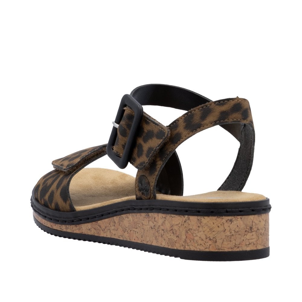 Rieker V3660 Hook & Loop Fastening Sandal - Multi - image 004 |ww_colour=multi|ww_order=004|