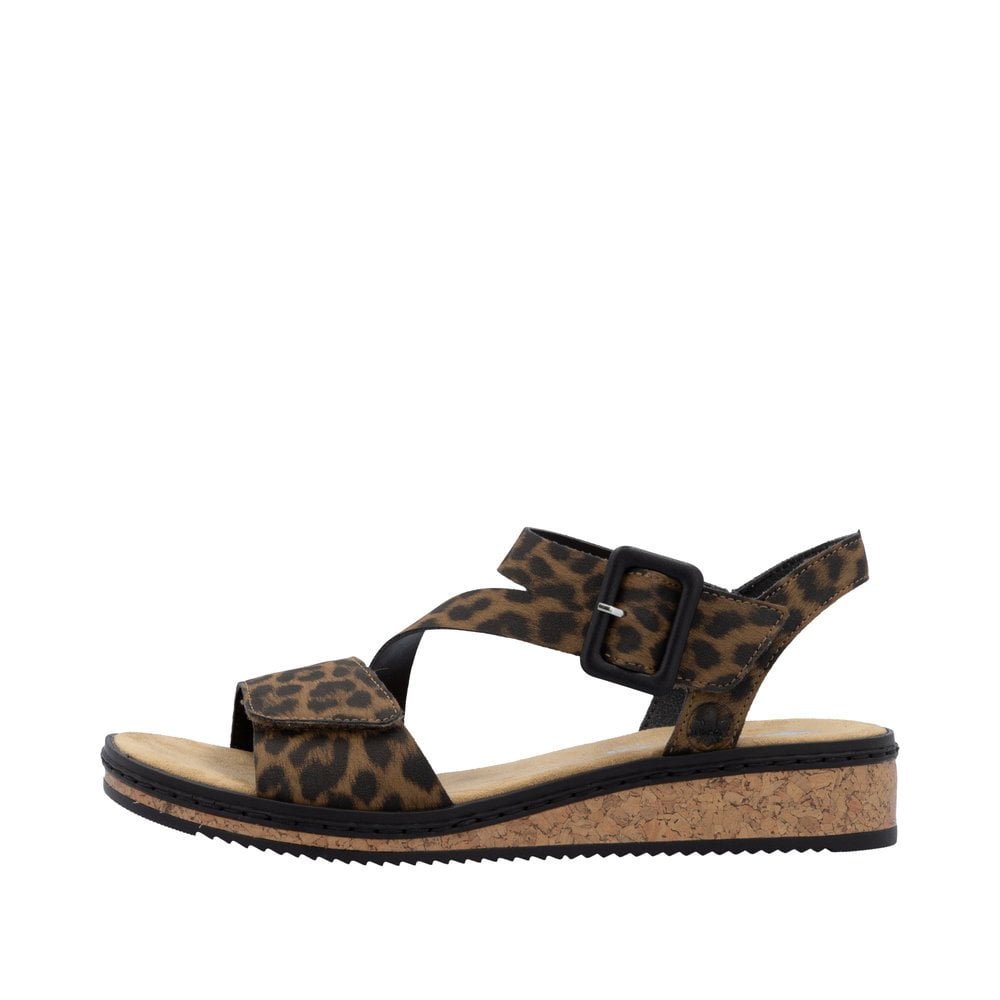 Rieker V3660 Hook & Loop Fastening Sandal - Multi - image 005 |ww_colour=multi|ww_order=005|