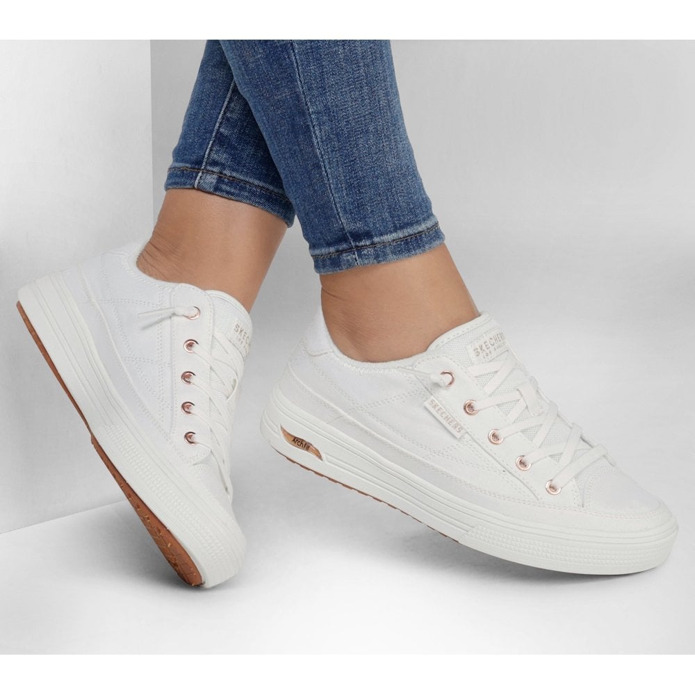 Skechers 177190 Arch Fit Arcade Meet Ya There - White - image 006 |ww_colour=white|ww_order=006|
