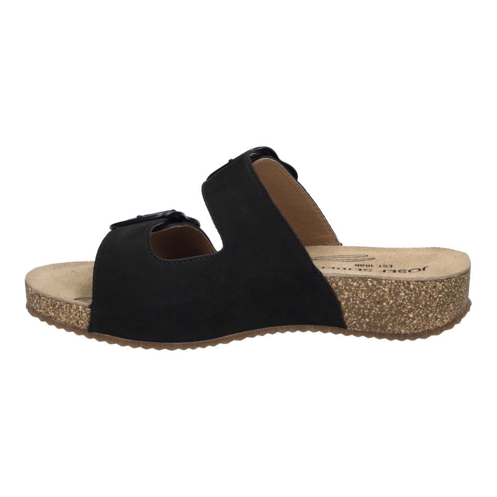 Josef Seibel Tonga 64 Adjustable Mule Sandal - Black - image 002 |ww_colour=black|ww_order=002|