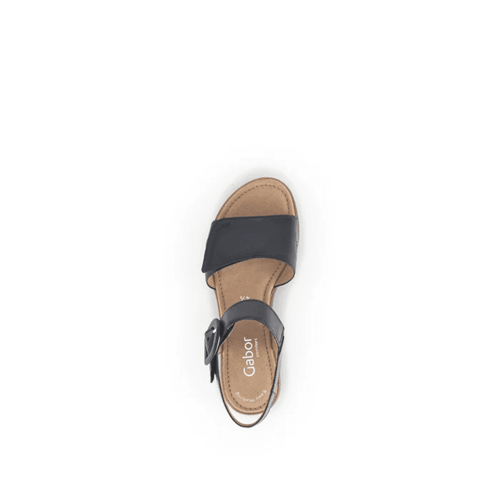 Gabor Marion Touch Strap Sandal - Schwarz - image 003 |ww_colour=schwarz|ww_order=003|