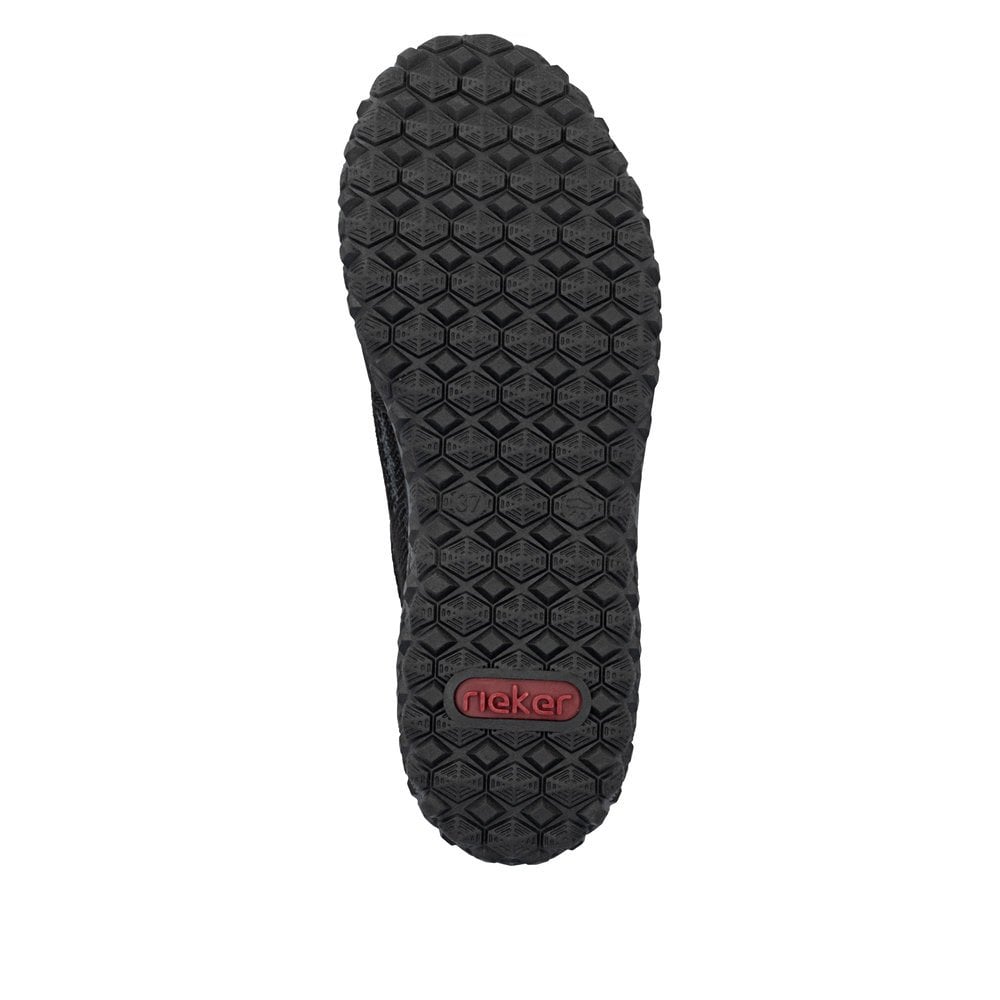 Rieker 59501 Lace & Zip Up Shoe - Black - image 007 |ww_colour=black|ww_order=007|