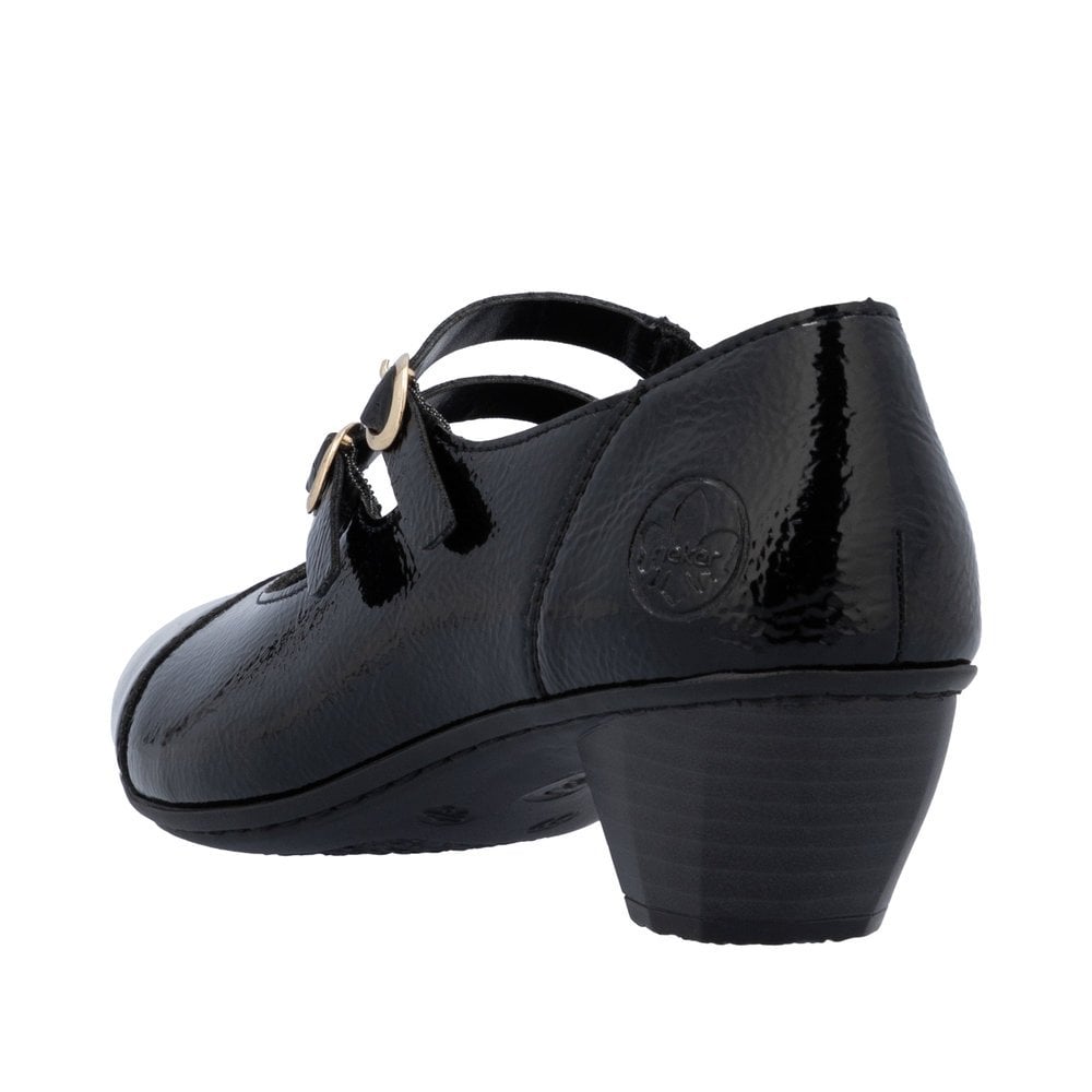 Rieker 41758 Heeled Mary Jane - Black - image 003 |ww_colour=black|ww_order=003|