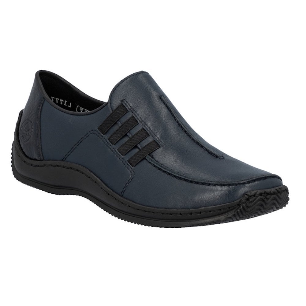 Rieker L1777 Celia Ela Loafer - Blue - image 001 |ww_colour=blue|ww_order=001|