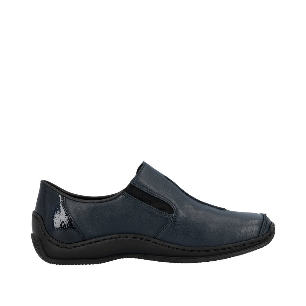 Rieker L1777 Celia Ela Loafer - Blue - image 002 |ww_colour=blue|ww_order=002|