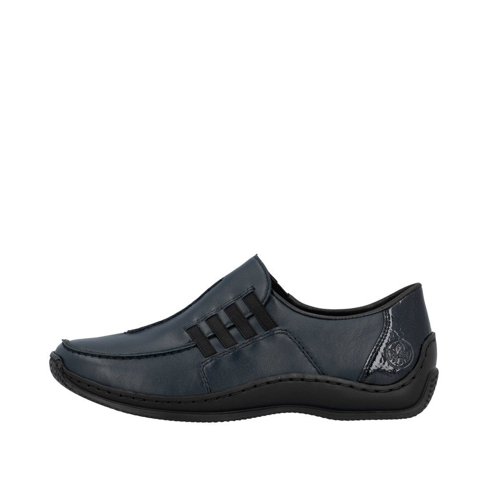 Rieker L1777 Celia Ela Loafer - Blue - image 004 |ww_colour=blue|ww_order=004|