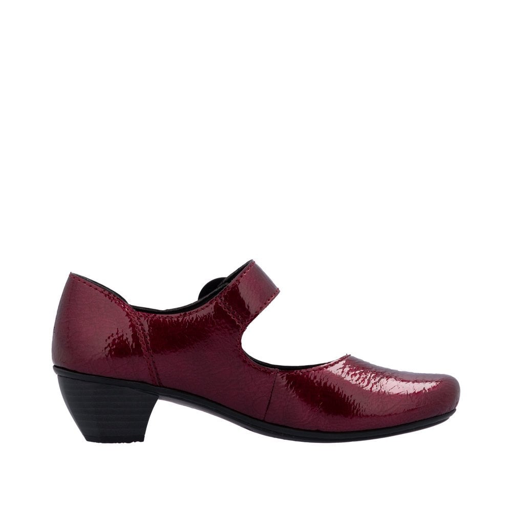 Rieker 41756 Heeled Shoe - Red - image 002 |ww_colour=red|ww_order=002|