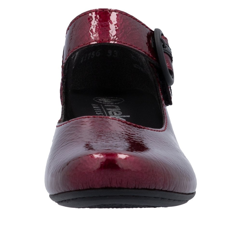 Rieker 41756 Heeled Shoe - Red - image 006 |ww_colour=red|ww_order=006|