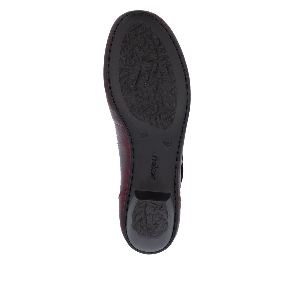 Rieker 41756 Heeled Shoe - Red - image 007 |ww_colour=red|ww_order=007|