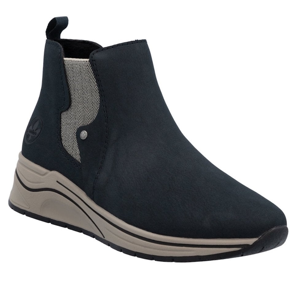Rieker N9561 Ankle Boot - Blue - image 001 |ww_colour=blue|ww_order=001|
