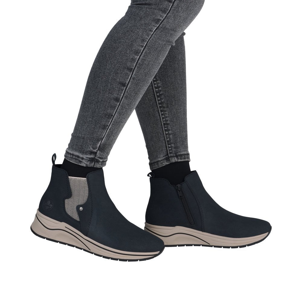 Rieker N9561 Ankle Boot - Blue - image 008 |ww_colour=blue|ww_order=008|