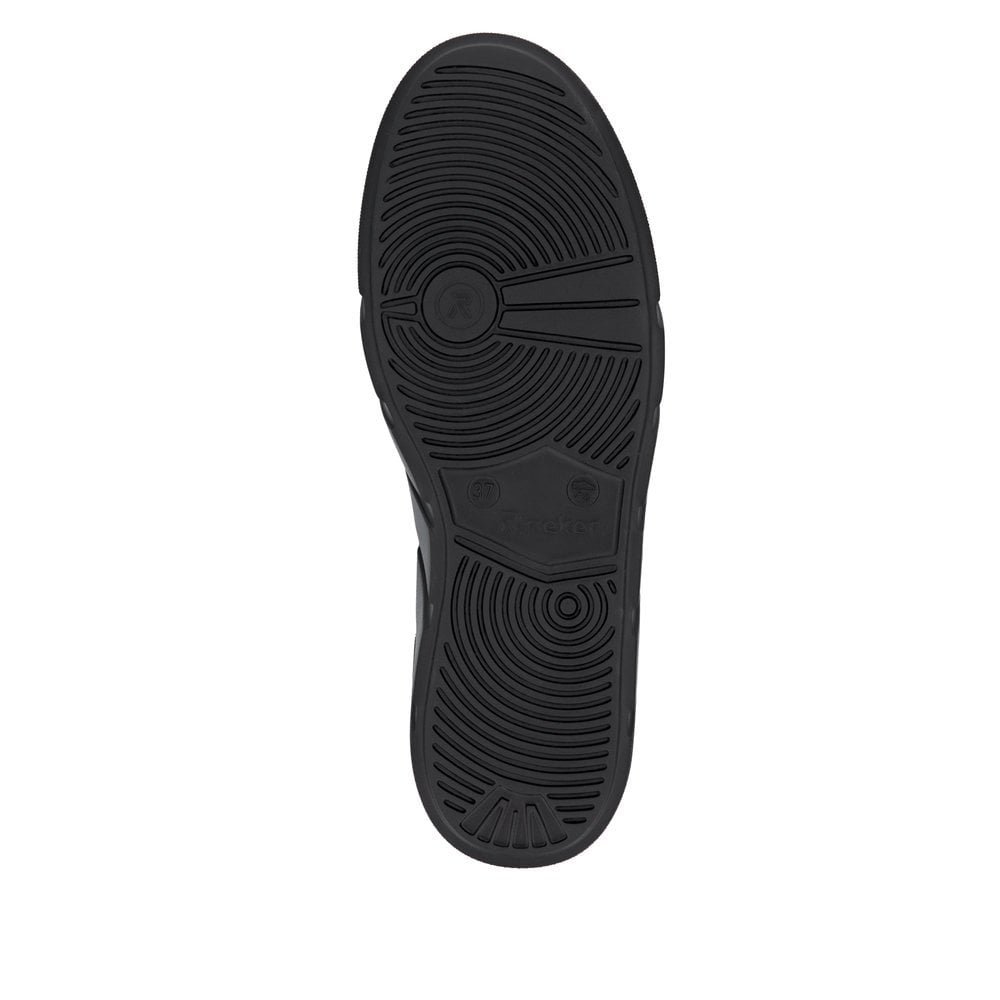 Rieker W2601 Leather Lace-up Trainer - Black Patent - image 003 |ww_colour=black-patent|ww_order=003|