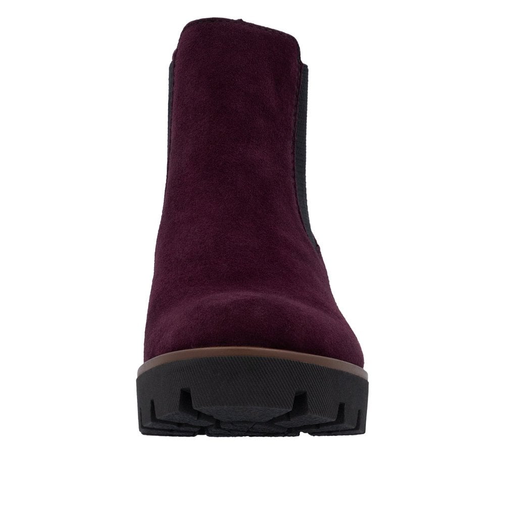 Rieker 79265 Chelsea Style Boot - Burgundy - image 007 |ww_colour=burgundy|ww_order=007|