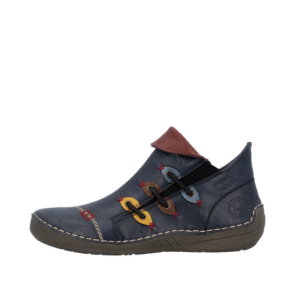 Rieker 72581 Zip Up Boot - Blue - image 005 |ww_colour=blue|ww_order=005|