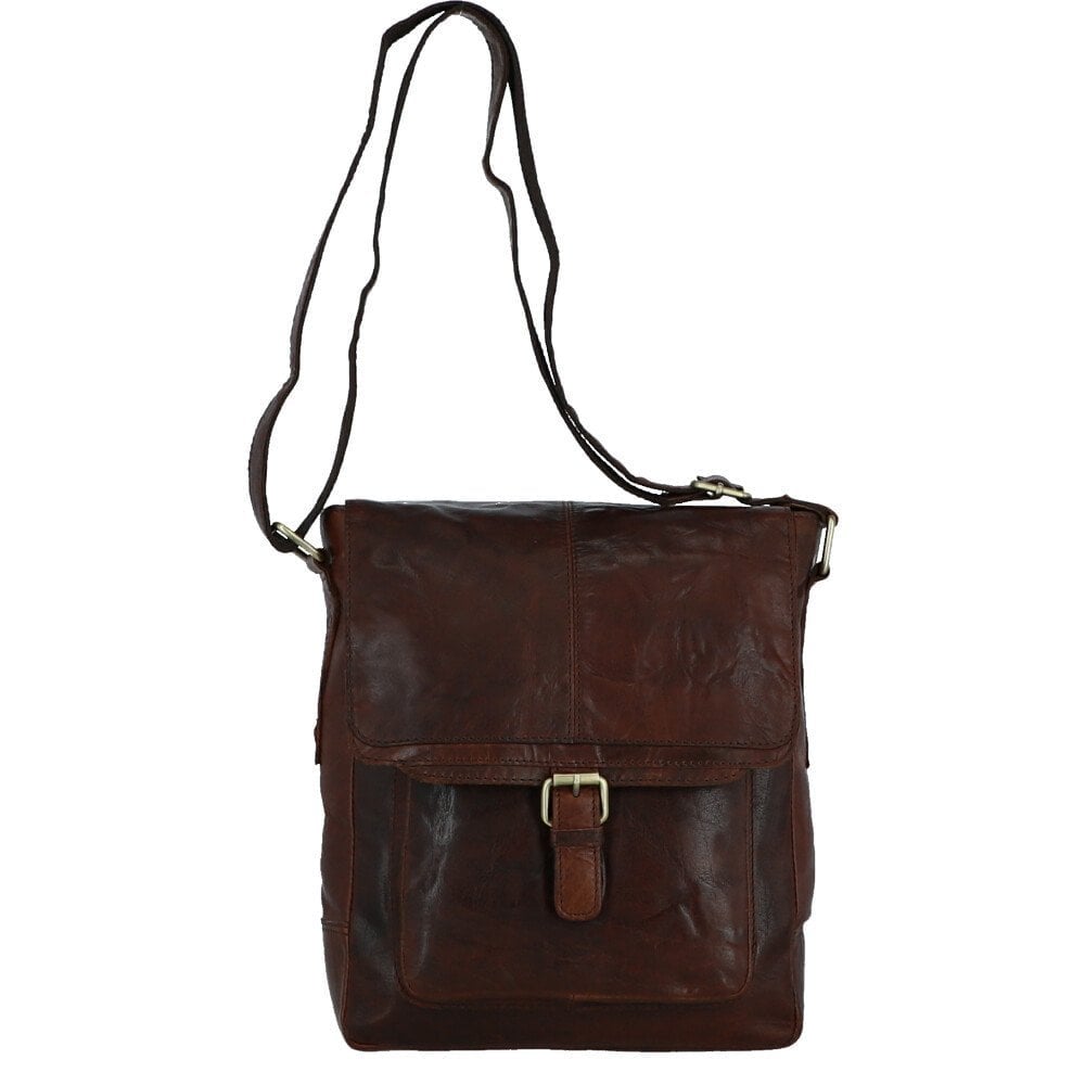 Ashwood G 32 Medium Leather Travel Bag - Brandy - image 001 |ww_colour=brandy|ww_order=001|