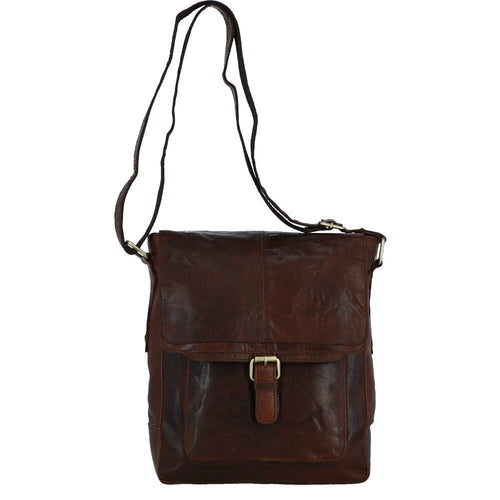 Ashwood G 32 Medium Leather Travel Bag - Brandy - image 001 |ww_colour=brandy|ww_order=001|