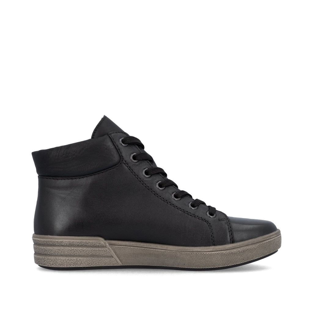 Rieker X0709 Lace/Zip Up Ankle Boot - Black - image 005 |ww_colour=black|ww_order=005|