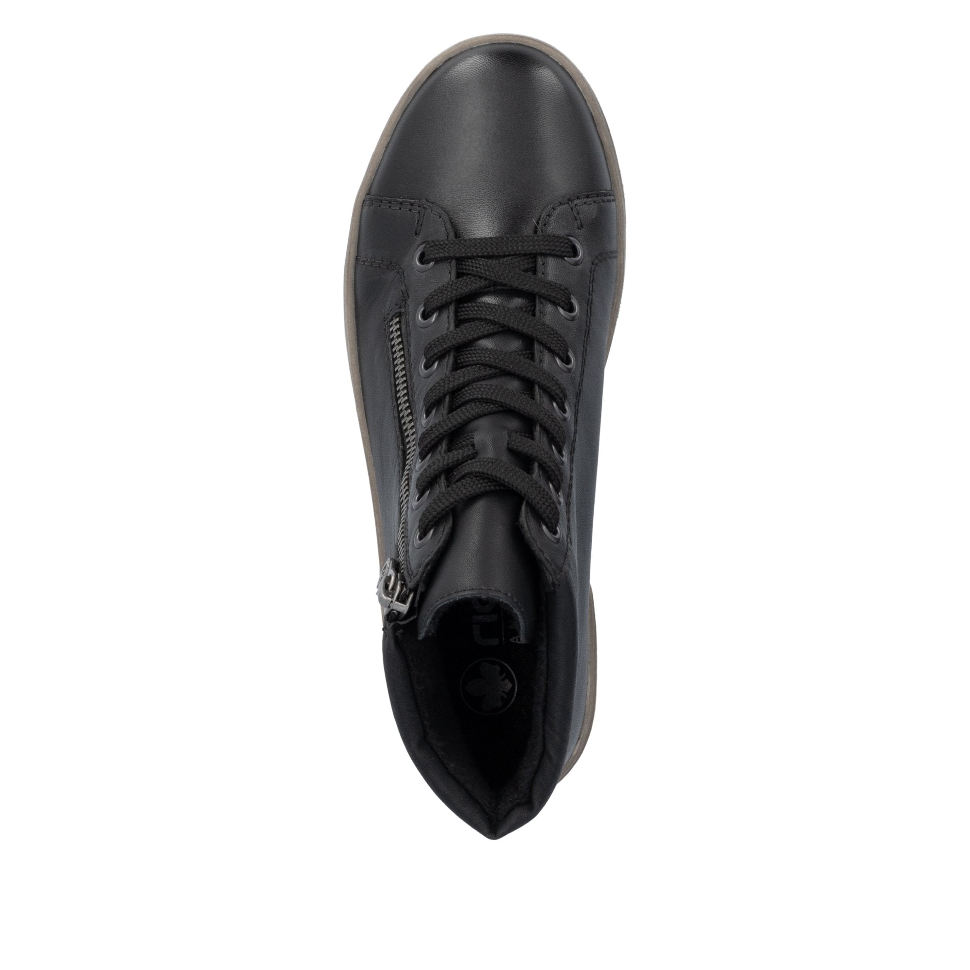Rieker X0709 Lace/Zip Up Ankle Boot - Black - image 008 |ww_colour=black|ww_order=008|