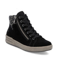 Rieker X0709 Lace/Zip Up Ankle Boot - Black Leopard - image 001 |ww_colour=black-leopard|ww_order=001|