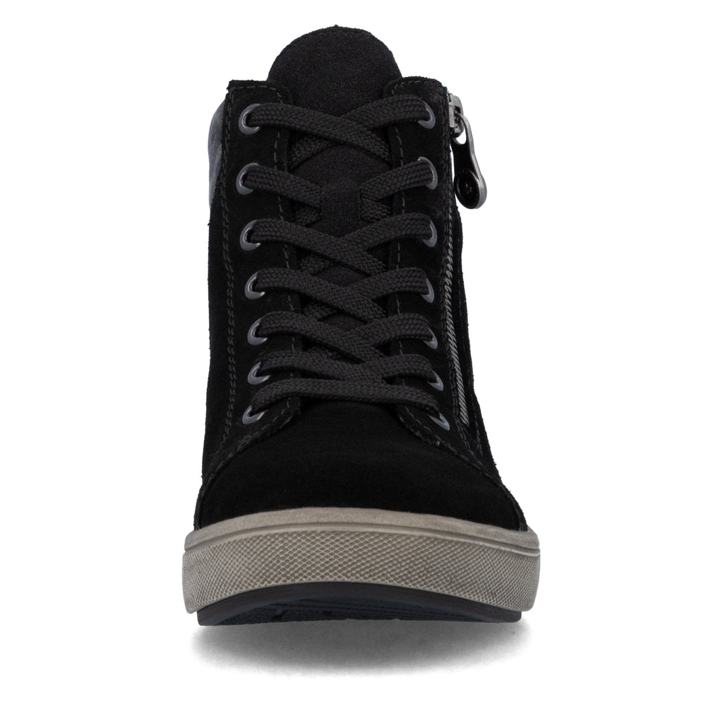 Rieker X0709 Lace/Zip Up Ankle Boot - Black Leopard - image 009 |ww_colour=black-leopard|ww_order=009|
