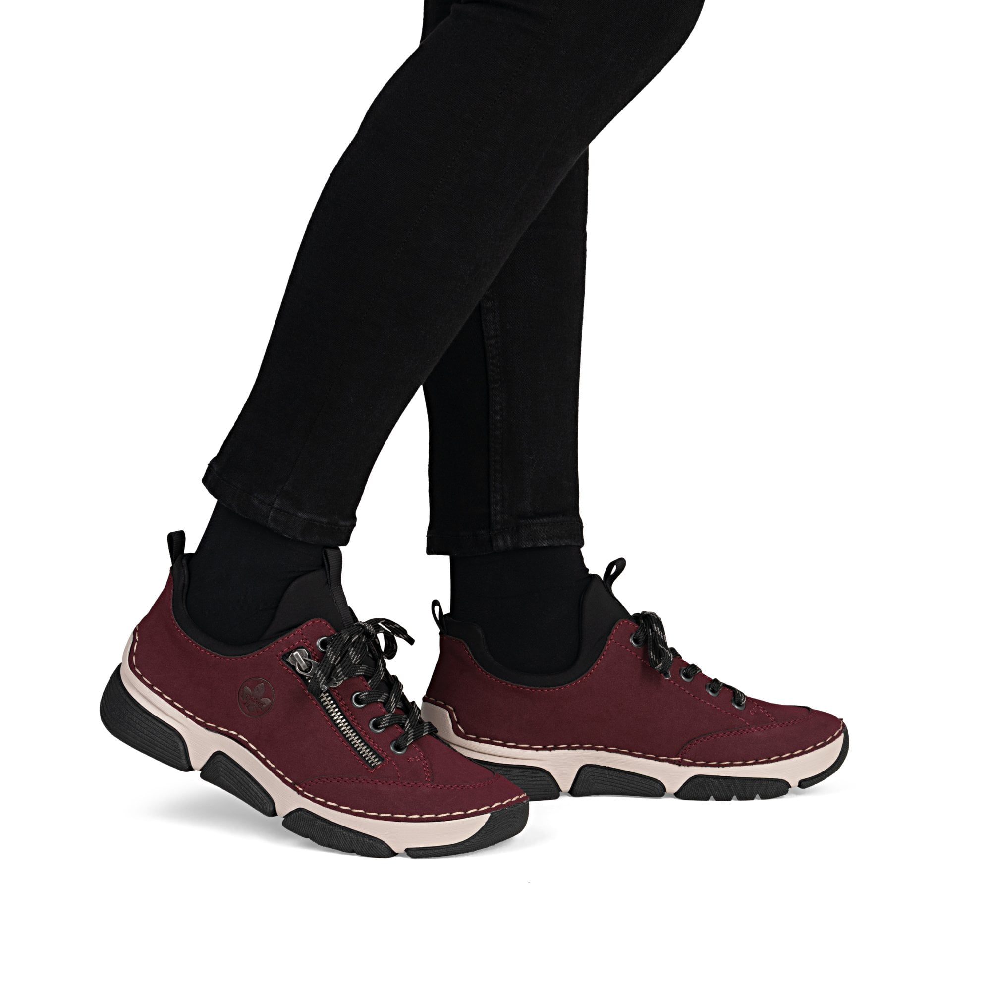 Rieker 45973 Lace-up Shoe - Red - image 003 |ww_colour=red|ww_order=003|
