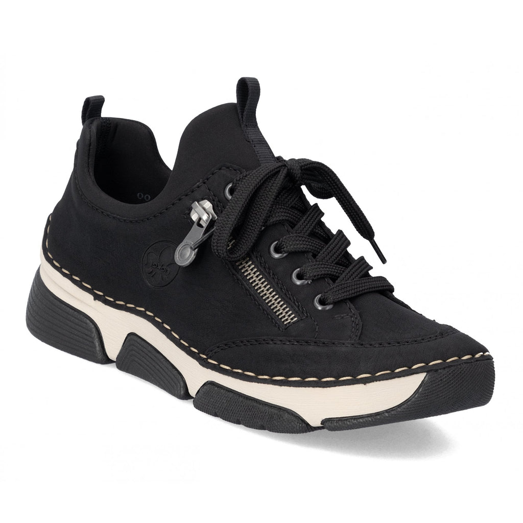 Rieker 45973 Lace-up Shoe - Black - image 001 |ww_colour=black|ww_order=001|