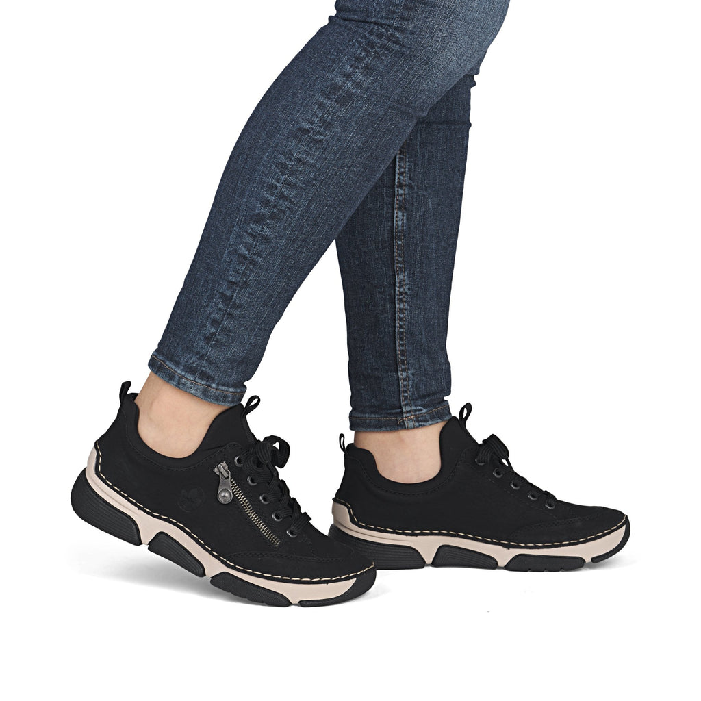 Rieker 45973 Lace-up Shoe - Black - image 003 |ww_colour=black|ww_order=003|
