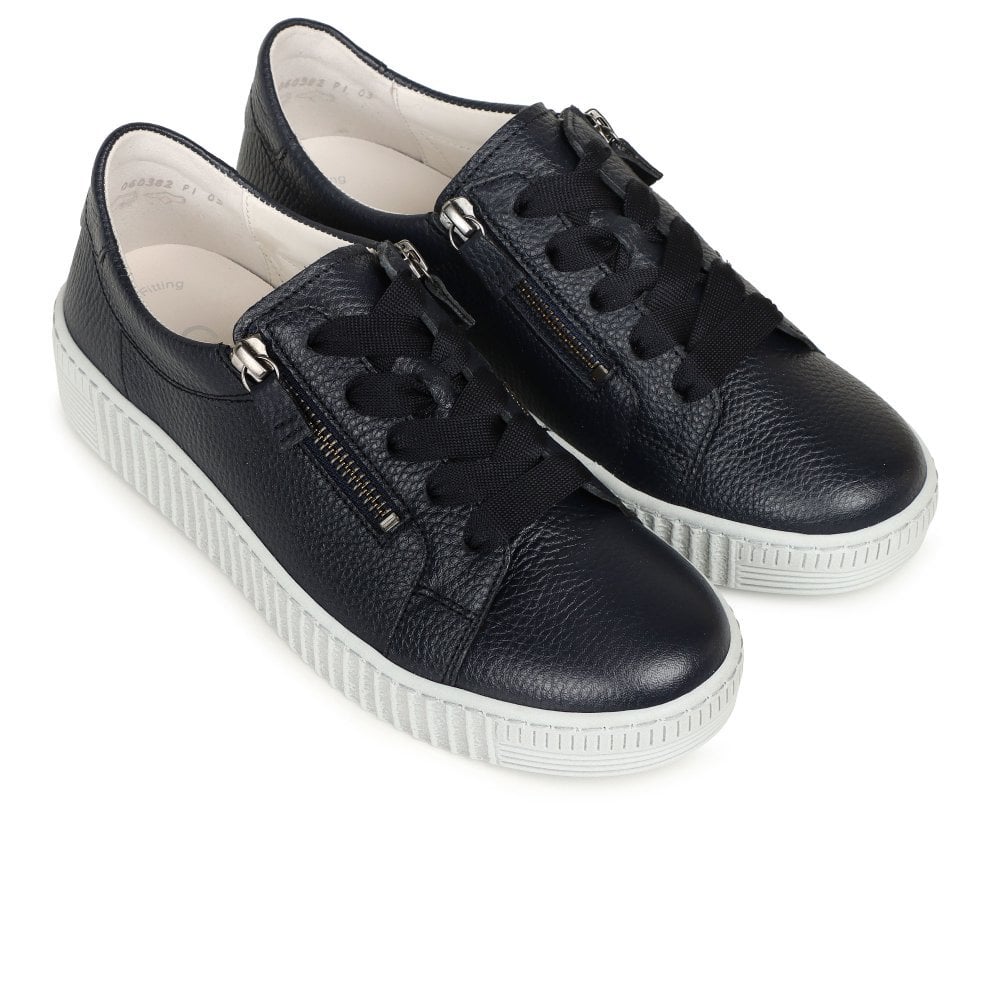 Gabor Wisdom 33.334 Casual Lace Up/Zip Shoe - Ink - image 002 |ww_colour=ink|ww_order=002|