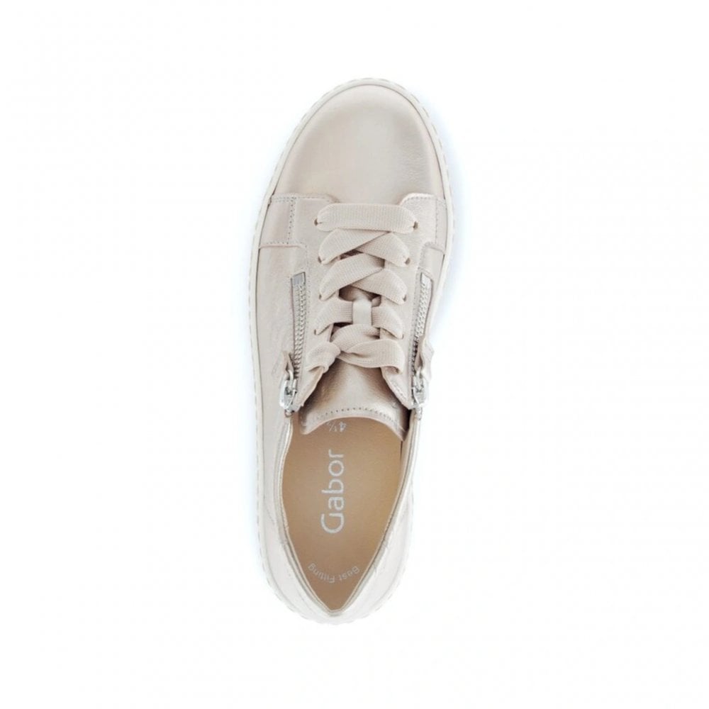 Gabor Wisdom 33.334 Casual Lace Up/Zip Shoe - Puder - image 005 |ww_colour=puder|ww_order=005|