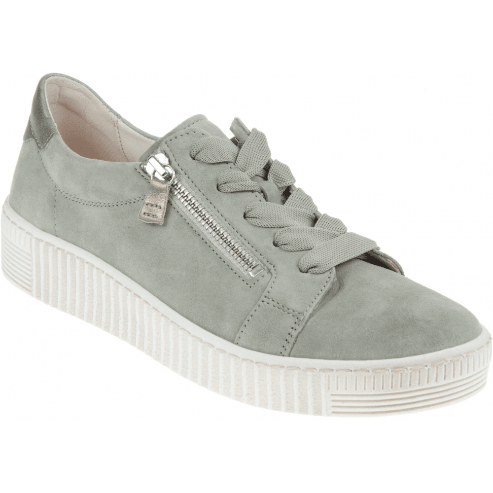 Gabor Wisdom 33.334 Casual Lace Up/Zip Shoe - Schilf Suede - image 001 |ww_colour=schilf-suede|ww_order=001|
