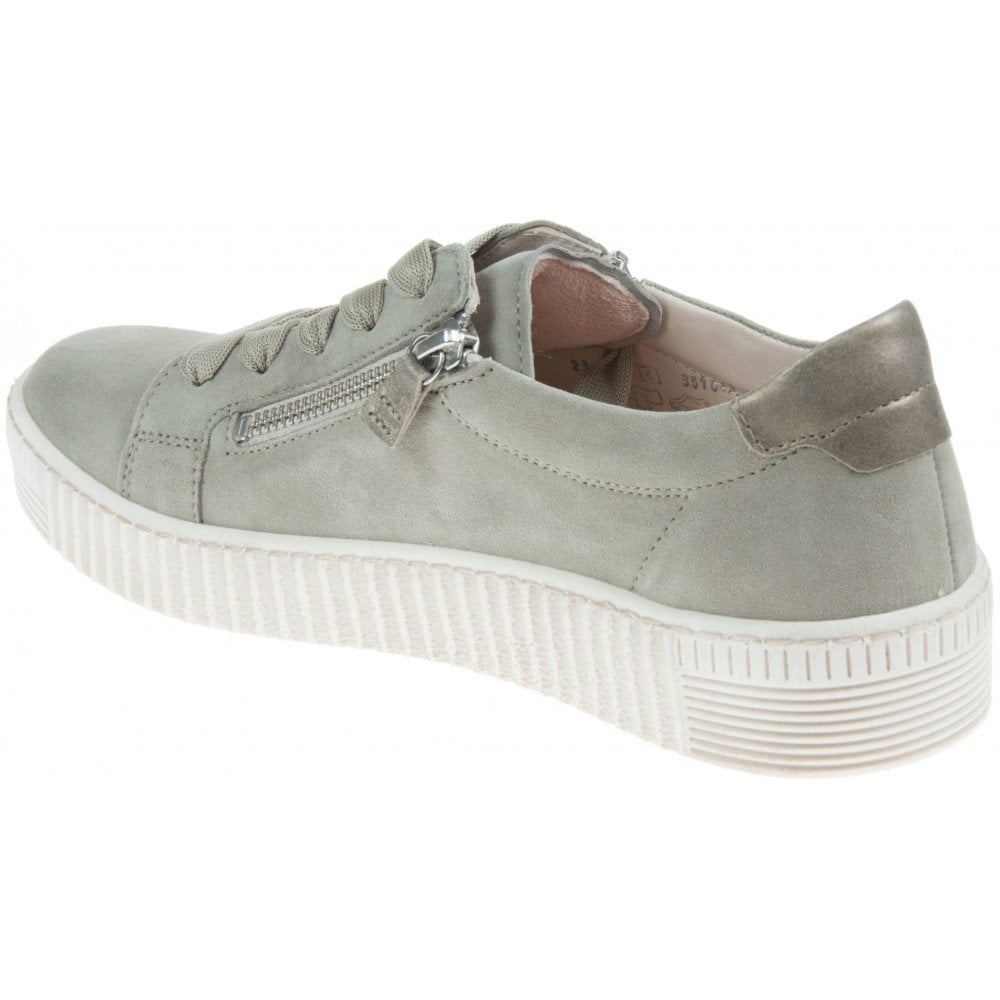 Gabor Wisdom 33.334 Casual Lace Up/Zip Shoe - Schilf Suede - image 004 |ww_colour=schilf-suede|ww_order=004|